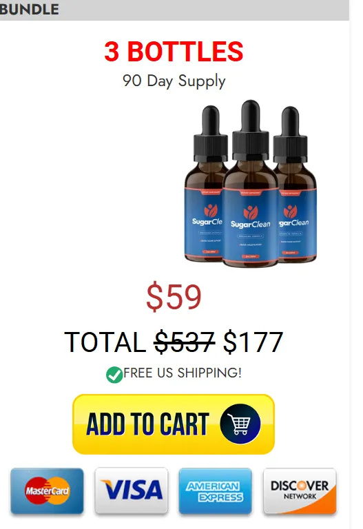 SugarClean - 3 Bottles